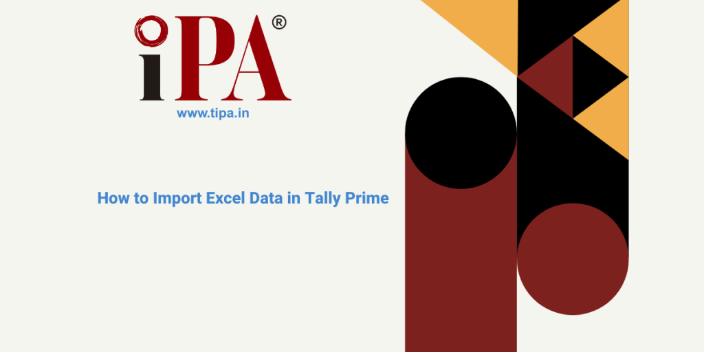 How to Import Excel Data in Tally Prime