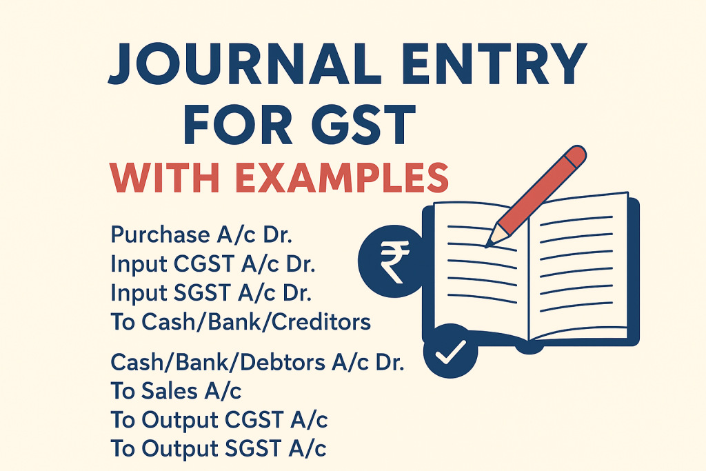 Journal Entry for GST with Example